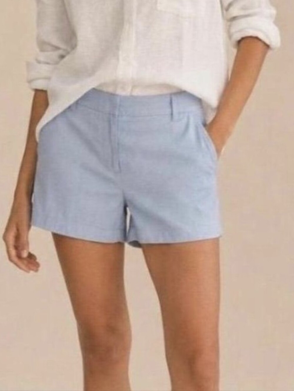 J.Crew Light Blue Chino Shorts – Women’s Size 2 Excellent, Like New Condition